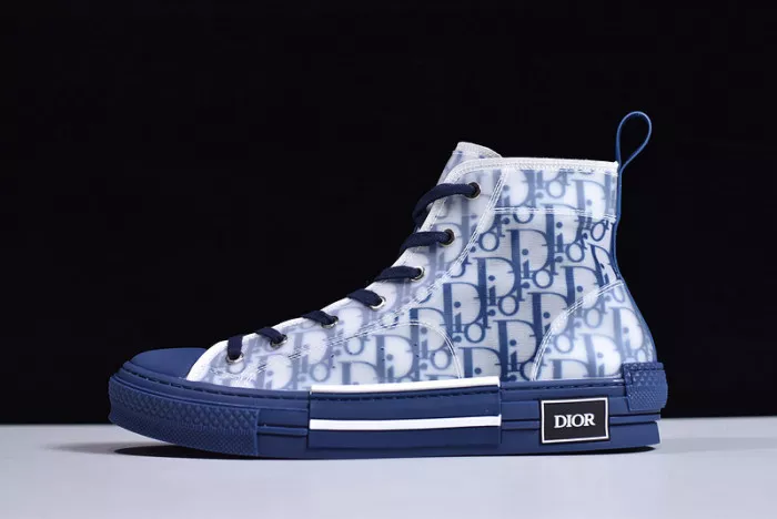 DR B23 High Top Oblique Sneaker Blue 0112