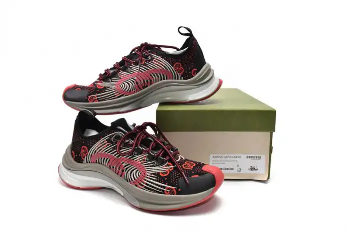 Kicktheory Gucc Run Sneakers Black Red 0124