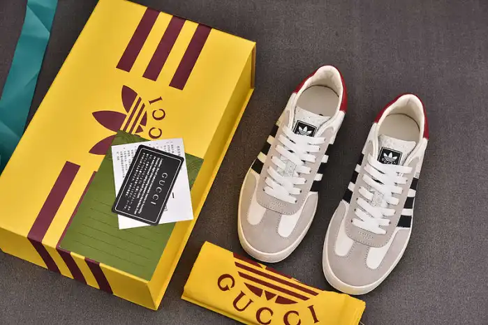 Kick Theory Adidas x Gucci Gazelle Sneaker White 0124