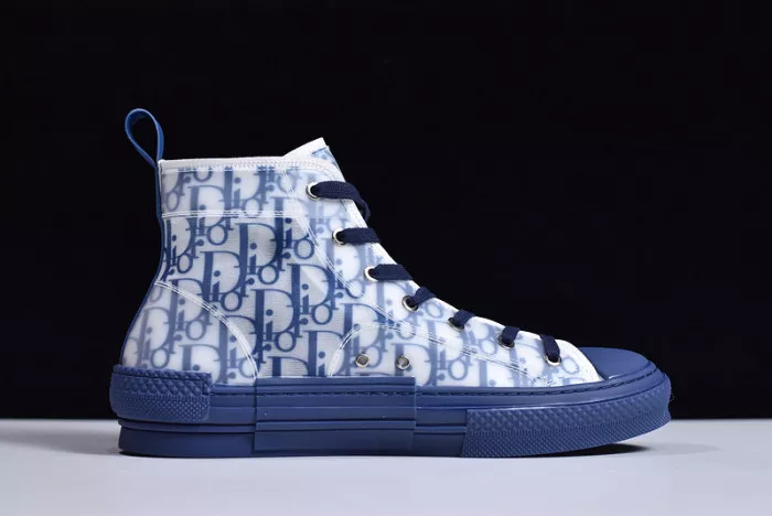 DR B23 High Top Oblique Sneaker Blue 0112