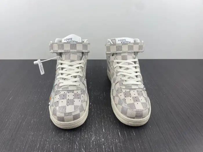 Kicktheory Louis Vuitton Nike Air Force 1 Mid By Virgil Abloh Graffiti 0131