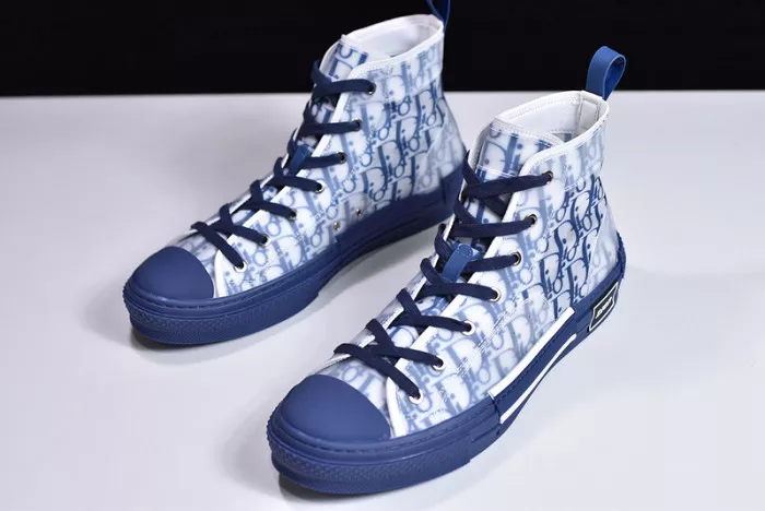 DR B23 High Top Oblique Sneaker Blue 0112