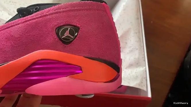 Kick Theory Low Pink Retro (W) Jordan 14 DH4121-600 Shocking 0218