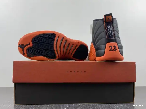 Kick Theory Orange Jordan 12 Air WMNS Brilliant FD9101-081 0210