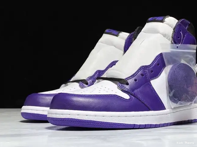 Kick Theory OG Air Court 1 Purple 555088-500 High Jordan 0207