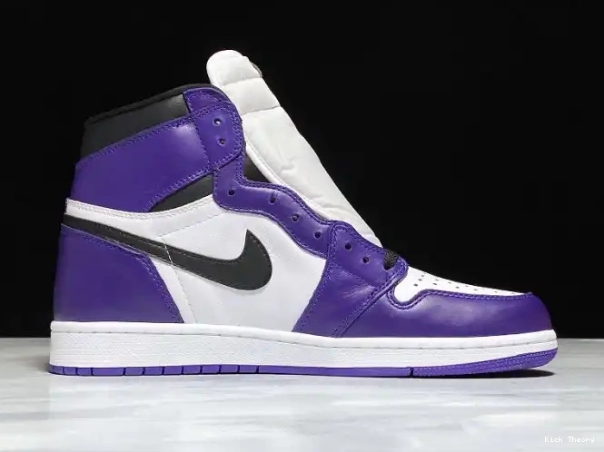 Kick Theory OG Air Court 1 Purple 555088-500 High Jordan 0207