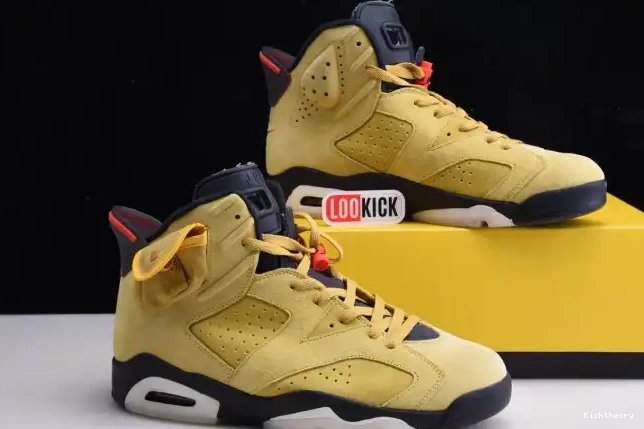 Kicktheory AIR YELLOW TRAVIS JORDAN SCOTT X 6 CN1084-300 0210