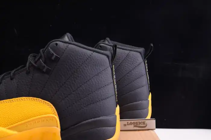 Kicktheory Air Jordan 12 Retro Black University Gold 130690-070 0203