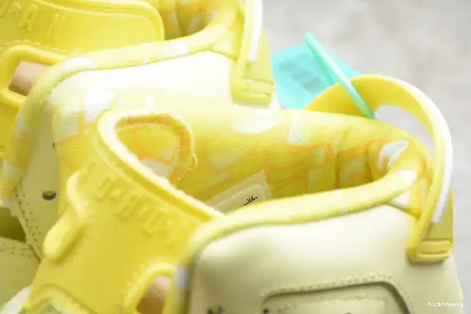 Kicktheory (GS) Retro 6 Yellow Jordan Dynamic Air Floral 543390-800 0212