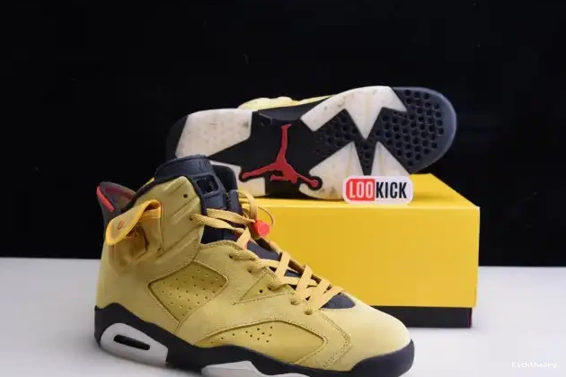 Kicktheory AIR YELLOW TRAVIS JORDAN SCOTT X 6 CN1084-300 0210