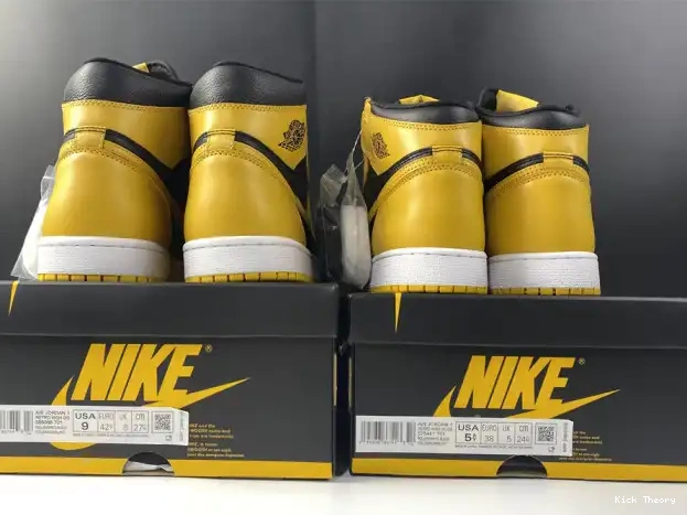 Kick Theory Air 555088-701 Jordan 1 Retro OG High Pollen 0211