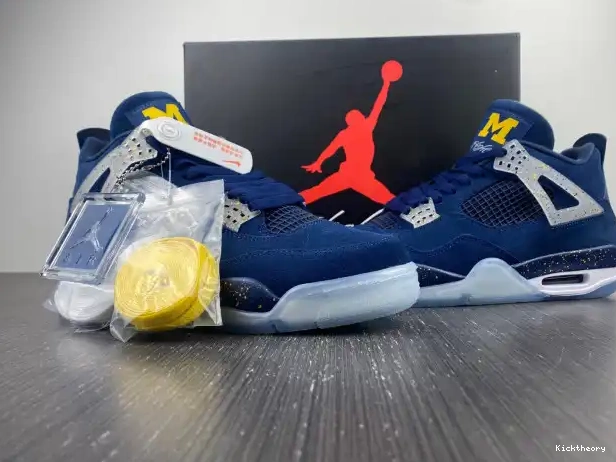 Kicktheory Michigan Jordan Retro 4 (PE) Air AJ4-1036660 0210