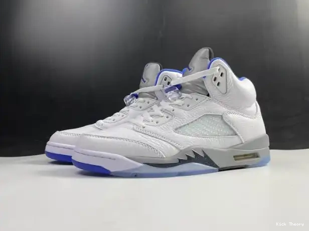 Kicktheory (2021) Air White Stealth DD0587-140 Jordan Retro 5 0224