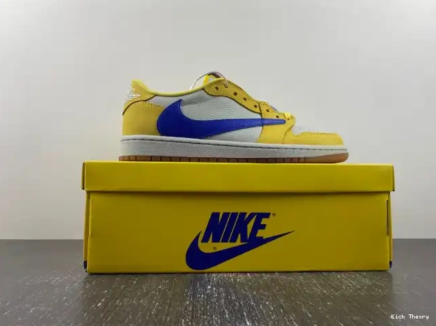 Kicktheory Air 1 Jordan Low Scott x Travis OG Canary DZ4137-700 0227