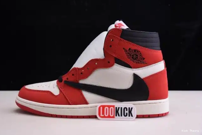 Kick Theory RETRO 100(RED) HIGH 1 OG TRAVIS CD4487 - X SCOTT JORDAN AIR 0223