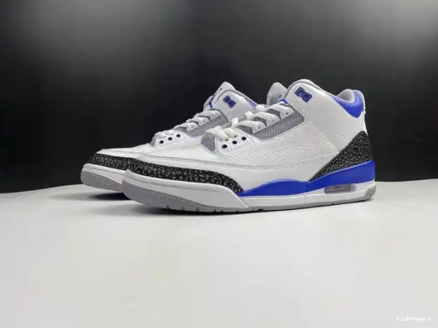 Kick Theory Jordan Air 3 Racer CT8532-145 Blue 0218