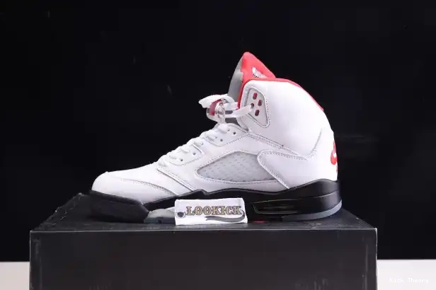 Kick Theory Retro Tongue Silver Fire Red (2020) Jordan Air DA1911-102 5 0221