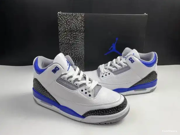 Kick Theory Jordan Air 3 Racer CT8532-145 Blue 0218