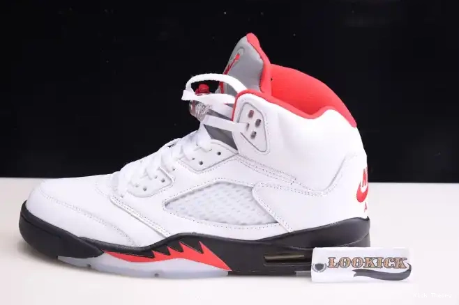 Kick Theory Retro Tongue Silver Fire Red (2020) Jordan Air DA1911-102 5 0221