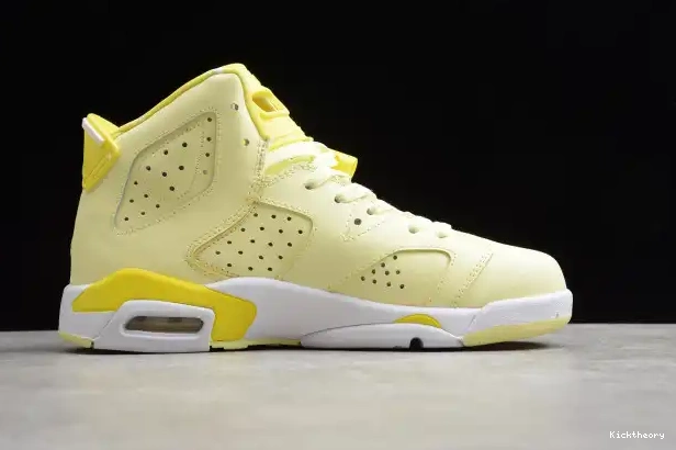 Kicktheory (GS) Retro 6 Yellow Jordan Dynamic Air Floral 543390-800 0212