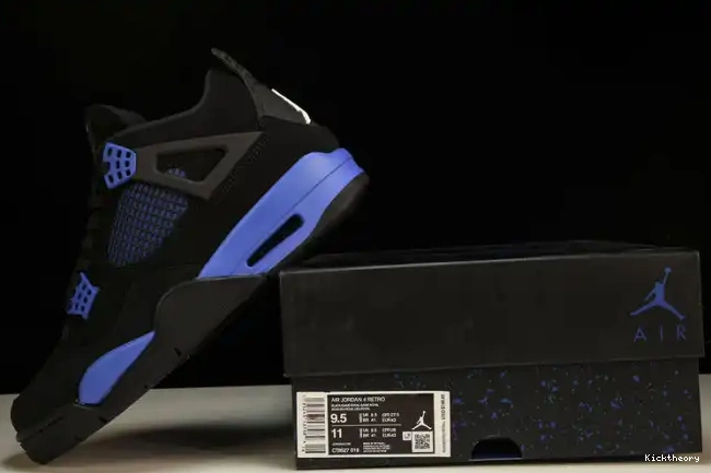 Kicktheory Jordan 4 Black Royal Retro CT8527-018 Game 0219