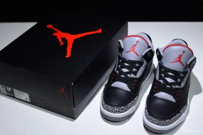 Kick Theory Cement Black Air 854262-001 Jordan 3 0214