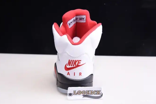 Kick Theory Retro Tongue Silver Fire Red (2020) Jordan Air DA1911-102 5 0221