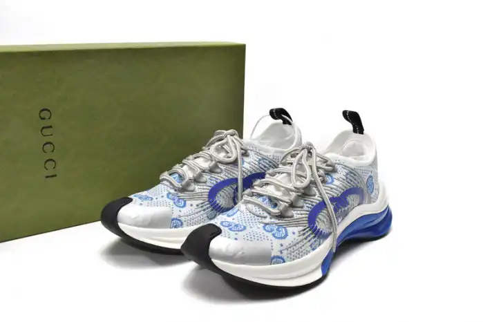 Kick Theory Gucc Run Sneakers White Blue 0202