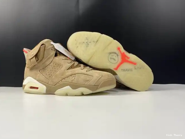 Kicktheory Jordan Scott 6 British Travis Air Khaki Retro DH0690-200 0213