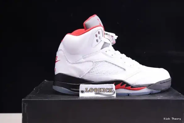 Kick Theory Retro Tongue Silver Fire Red (2020) Jordan Air DA1911-102 5 0221