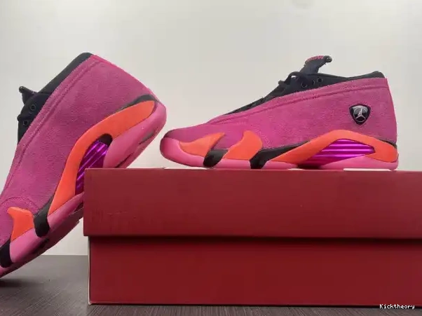 Kick Theory Low Pink Retro (W) Jordan 14 DH4121-600 Shocking 0218