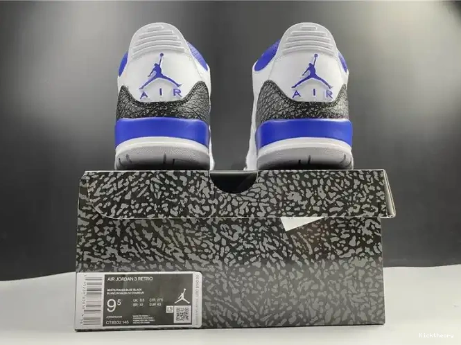 Kick Theory Jordan Air 3 Racer CT8532-145 Blue 0218