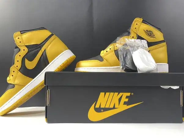 Kick Theory Air 555088-701 Jordan 1 Retro OG High Pollen 0211