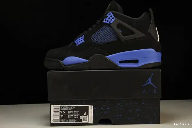 Kicktheory Jordan 4 Black Royal Retro CT8527-018 Game 0219