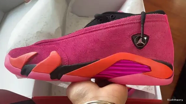 Kick Theory Low Pink Retro (W) Jordan 14 DH4121-600 Shocking 0218